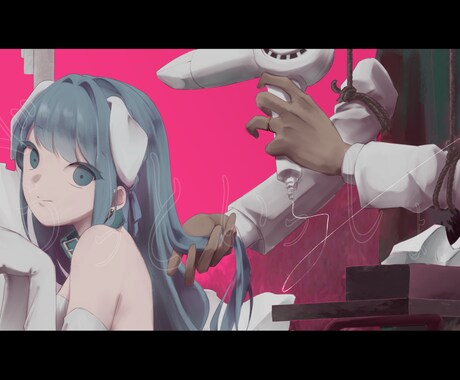 MV・歌ってみた動画をお作りします 一枚絵にテキストアニメーションや映えるエフェクトを！ イメージ2