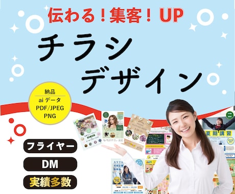 伝わる！チラシを制作します イメージ1