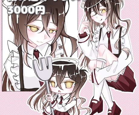 お安く丁寧に！可愛い詰め込みイラスト描きます イメージ1