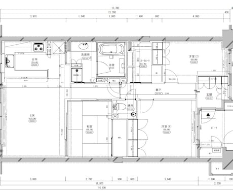 手書きやPDFの図面、販売資料等CAD化します 図面がない、CAD化したい場合はお任せください。 イメージ2