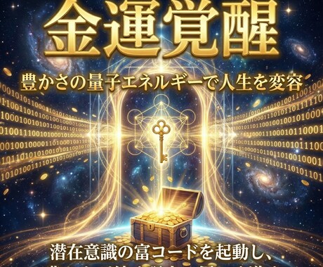 金運覚醒　豊かさの量子エネルギーで人生を変容します 潜在意識の富コードを起動し、豊かさが続く現実へ優しく導く イメージ1