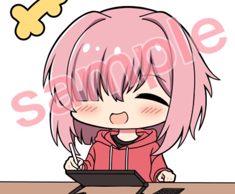 可愛いイラストを描きます 繊細な色使いや塗りが得意です！ イメージ2