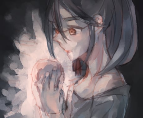期間限定料金・綺麗なイラスト作成します 綺麗で儚げな人物絵・CP絵(NL/GL) イメージ2