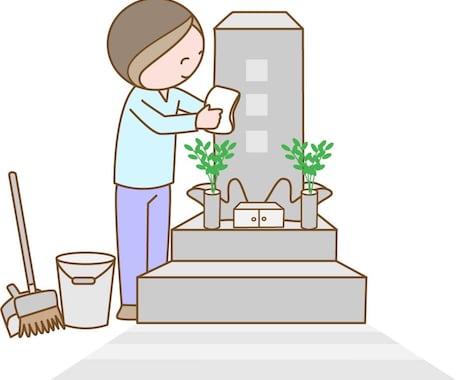 市川市周辺のお墓の清掃、お墓参り代行します 仕事キッチリ！ご先祖ハッピー！気分もスッキリ！ イメージ1