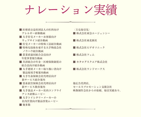 実績35年！プロの語り！誠実丁寧に対応いたします 【プロのナレーション！完全買い取り可能！2次使用料なし】 イメージ2