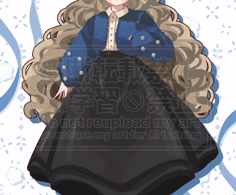 完成品 女の子 立ち絵イラスト販売します IRIAM・TRPG向け かわいい女の子のイラストです。 イメージ2