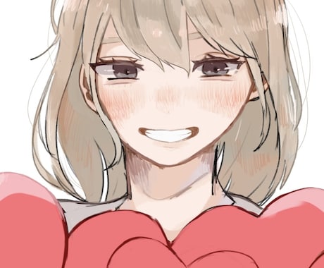 最短2日！厚塗り風に可愛らしいアイコンを描きます 可愛らしい表情を描くのが得意です！男の子も受け付けてます。 イメージ2