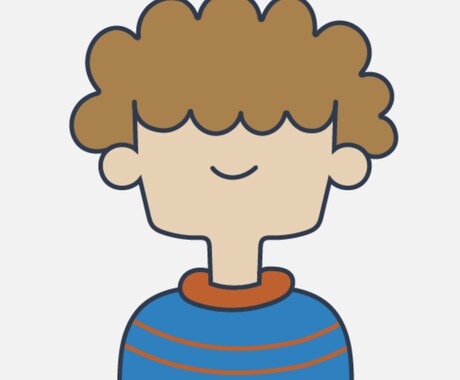 シンプルでポップな人物アイコン描きます シンプルなのに印象的！あなたの個性をイラストに！ イメージ2
