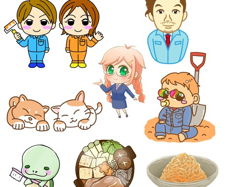 あたたかいかわいいイラスト描きます 親しみやすくいやされるイラストです イメージ2