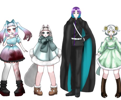 立ち絵描きます IRIAMライバー様向け立ち絵セット イメージ2