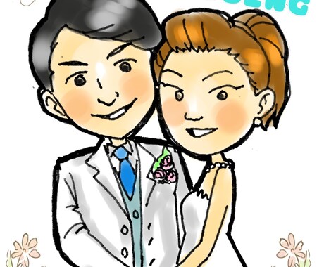 かわいい似顔絵イラスト描きます SNSアイコンやプレゼントなどにいかがですか? イメージ2