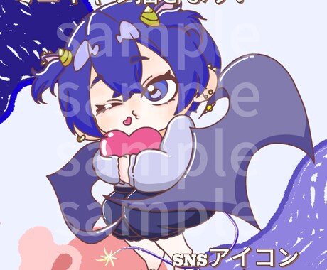 SNSアイコンやグッズ販売用に描きます イメージ1