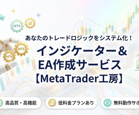 高品質なEA・インジケーターを低価格で作成します イメージ1