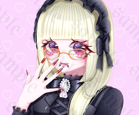 超絶かわいい！安く！速く！イラストお描きします 地雷系.サブカル系.病みかわいいが得意です！ イメージ2