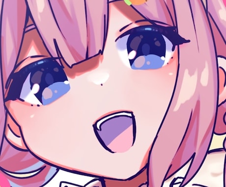 SNS用アイコンから配信用サムネ・立ち絵描きます もちもちかわいいからダークかっこいいまでがんばれます！ イメージ1