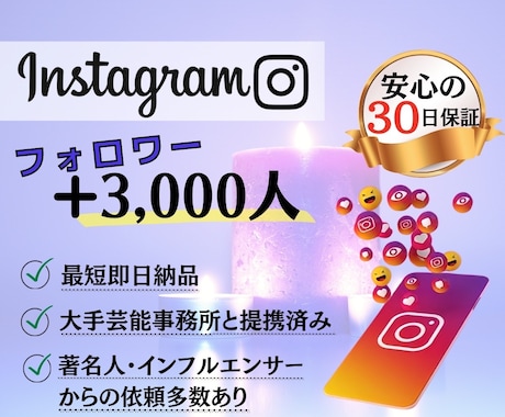 Instagram★3000人増えるまで拡散します 世界中のコミュニティサイトで拡散しリアルユーザーを獲得！ イメージ2