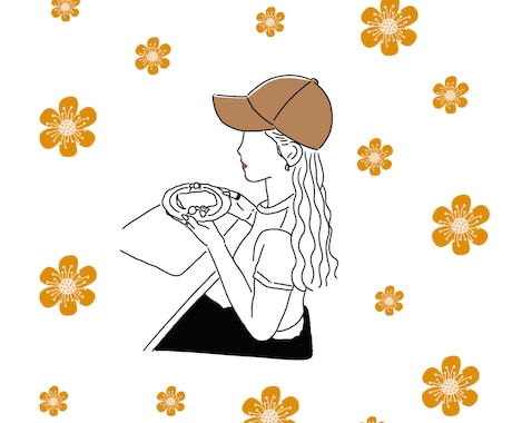 シンプルでおしゃれなSNSアイコン描きますます あなたらしさを、シンプルな一枚に イメージ2