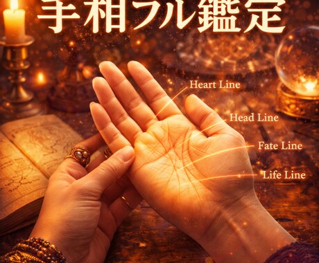 手相鑑定であなたのお悩みを解決します 恋愛/結婚/転職/引越し/どんなものか体験相談したい方にも！ イメージ2
