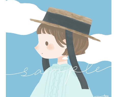 ゆるくてかわいいアイコン描きます 修正無制限◎SNSやブログで使いやすい！ イメージ1