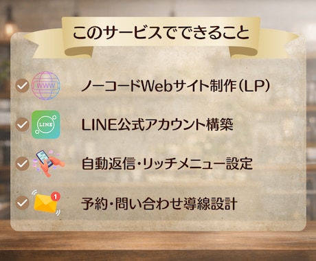 Web×LINE集客を構築します WebからLINEへ、集客の流れを整えます イメージ2