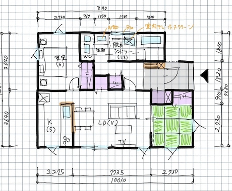 1ヶ月間・間取りつくり放題！何度でもご提案します 建築士とじっくり家づくり。1ヶ月間チャットでいつでも相談OK イメージ2