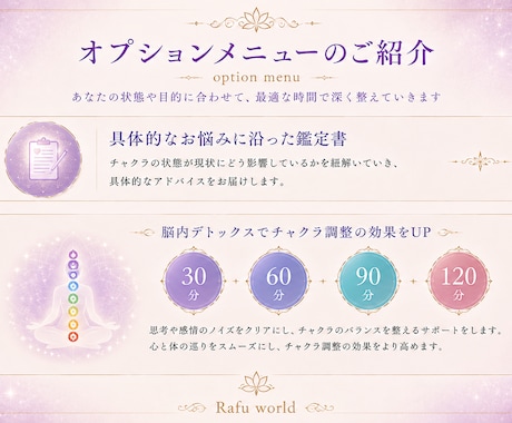 あなたの心身のトリセツ&7日間徹底的に活性化します 【チャクラ診断×遠隔エネルギーワーク】強力ワークでサポート イメージ2