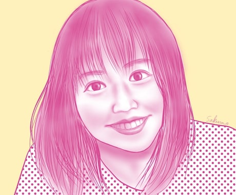 リアル画の似顔絵を作成します そっくりプラスαの美似顔絵で写真よりもステキに イメージ1