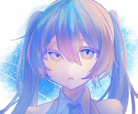 ピンクと水色系統の淡いイラスト描きます かわいいイラストが必要な方へ！ イメージ2