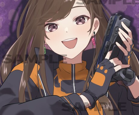 SNSで使えるアイコンお描きします 動画や配信等にもお使いいただけるイラストをお描きします！ イメージ2