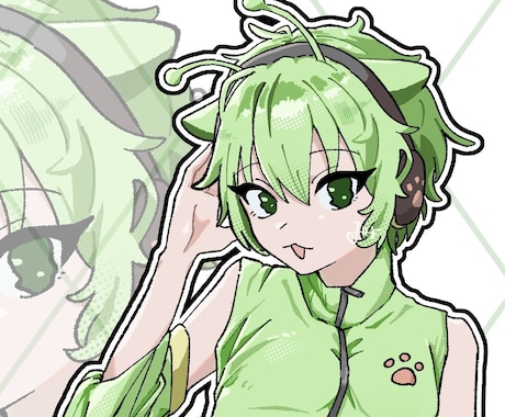 商用利用可！パキッとした線と色で描きます イメージ1