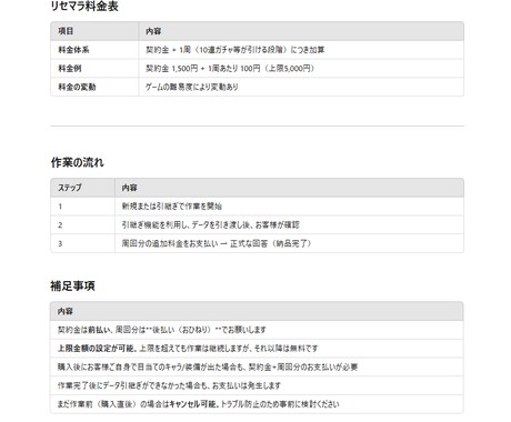 ゲーム代行 各種なんでもします イベント周回やインできない方へ。完全守秘義務で対応します イメージ2