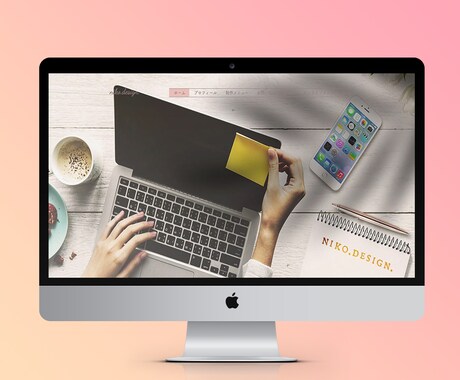 WiXあなただけの本格サイトホームページ制作します ヘッダー画像◎画像加工◎ライティング◎名刺や集客ツールに。 イメージ2