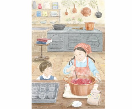 優しい水彩風のイラスト描きます 絵本のような柔らかく優しいイラストお描きします。 イメージ2