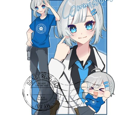 詰め込みお描きします キャラクター3種類お描きします！ イメージ2