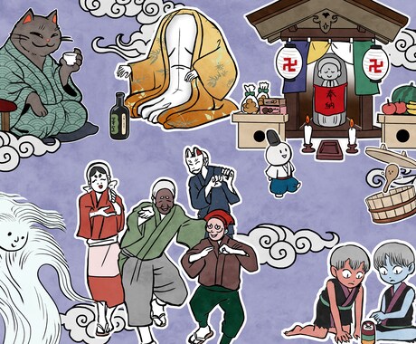 挿絵、イラストカット等制作します 文章やテーマに寄り添う挿絵・イラストカットを制作します イメージ2