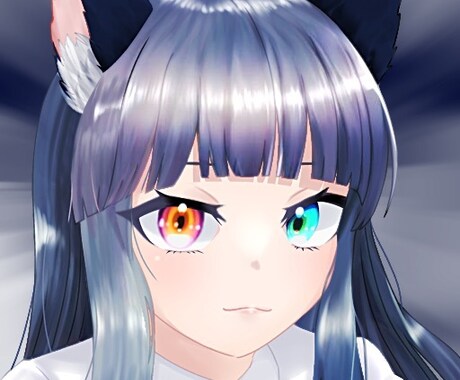 SNSアイコン用イラストの制作をします 人外の女の子描きます！水彩タッチの柔らかい塗りです イメージ1