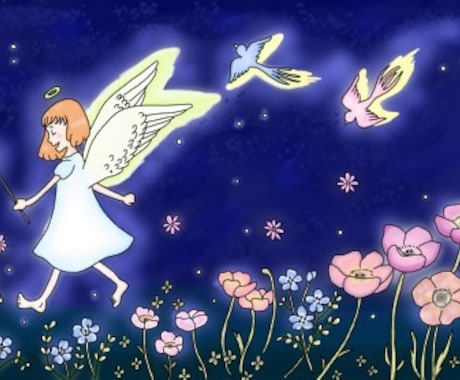 可愛い1点もの!あなただけのイラスト描きます 手描きでポップで可愛いイラスト! イメージ1