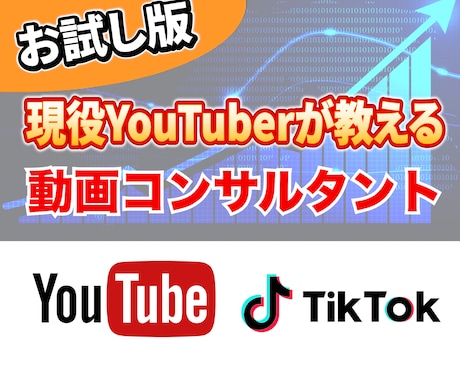 総フォロワー58万人YouTuberコンサルします YouTbe/TikTok運営者がお手伝いします イメージ1