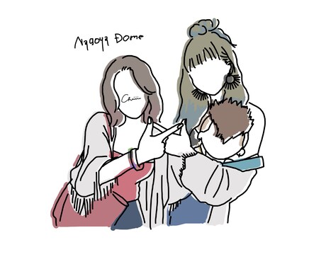 シンプルで可愛い！お洒落な線画イラスト描きます SNSのアイコン、似顔絵のプレゼントなどにもオススメ！ イメージ1