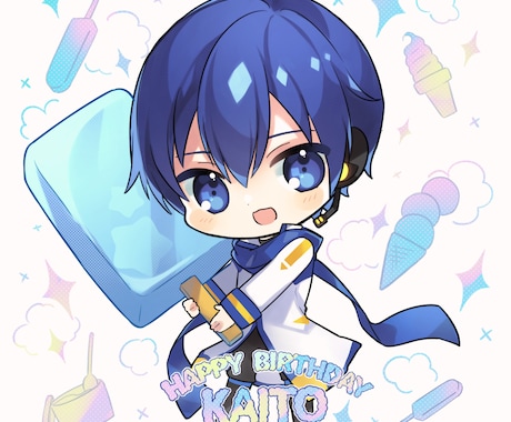 かわいいデフォルメキャラクターイラストを描きます グッズ制作等におすすめ！差分もお作り出来ます！ イメージ1