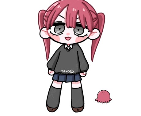 ミニミニキャラお描きします ちっちゃくてかわいいSDキャラです♡ イメージ2