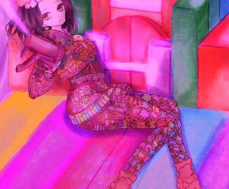 希望通りのイラストを描きます 希望通りの塗りやタッチを描くことができます イメージ2