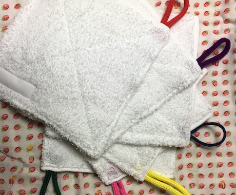 雑巾縫います 学校や幼稚園向けに！古いタオルを雑巾にします。オーダーも可能 イメージ2