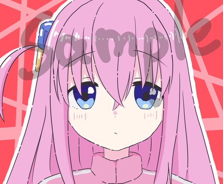 最短即日＊可愛いアニメ塗りSNS用アイコン描きます 4名様限定半額の1500円で描きます！ イメージ2