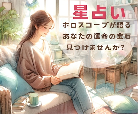 星読みで才能開花＆運命好転！モヤモヤのひも解きます 星の力で、隠れた魅力開花。本当のあなたに出会う星読み鑑定 イメージ1