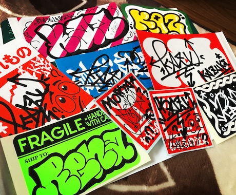 graffiti オーダーメイド ステッカー イメージ1