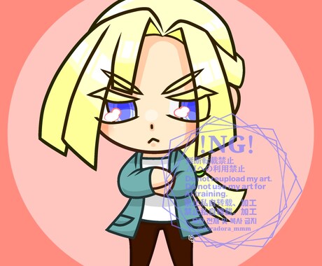 パキッとしたアニメ塗りのサムネイラスト描きます 創作キャラを描きたいけど自分ではちょっと…と思ったら！ イメージ2