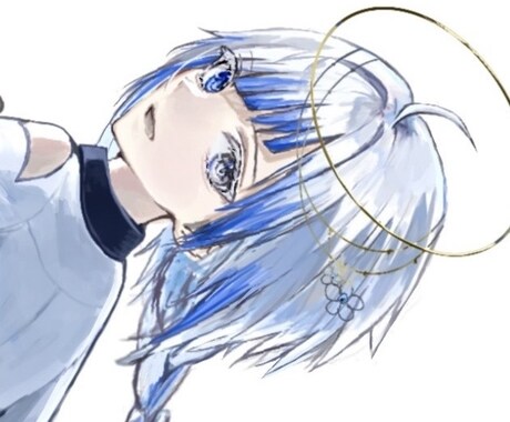 アニメ調の人物イラストを描きます 綺麗な瞳と目にこだわって描いています。 イメージ2