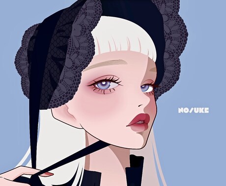 商用OK✅サムネ・アイコン・ヘッダーなど描きます 活動者様大歓迎❣️綺麗/クール/オシャレな女の子お描きします イメージ2