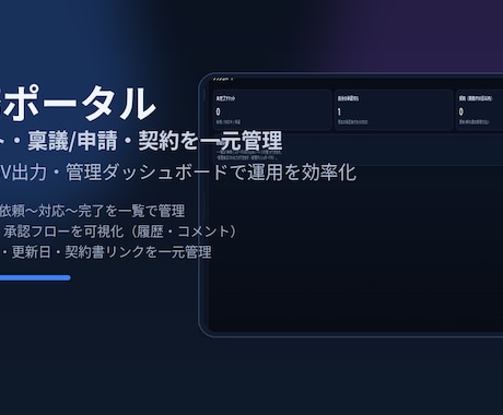 GASで社内稟議/申請の承認フローを自動化します Google環境だけで一元管理！即運用！ イメージ1